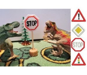 Stickserie - Verkehrszeichen